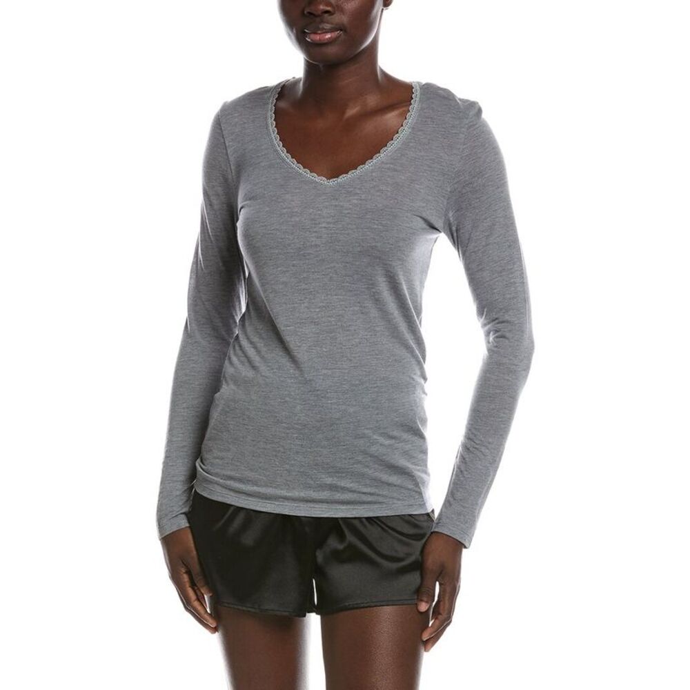 Simone Pรฉrรจle Womens Simone Perele T-Shirt, Grey